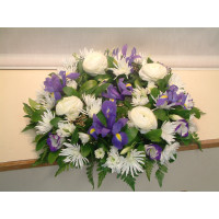 Blue & White Wreath XLarge