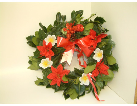 Christmas Holly Wreath