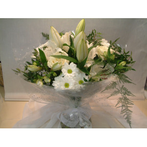 Simply White Hand Tied