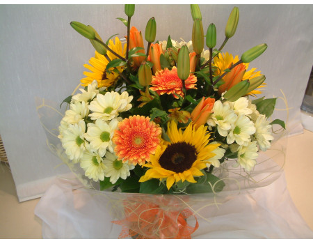 Sunflowers and Lillies Xlarge